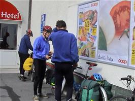 Parking outside the Andermatt Coop